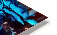 Abstraction bleu nuit HD Metal print