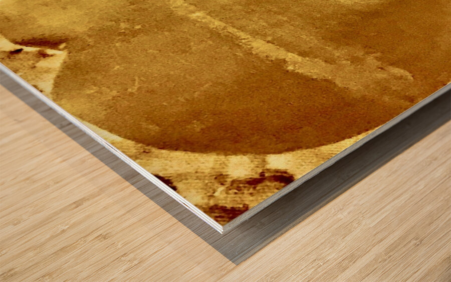 Coeur d’or Wood print
