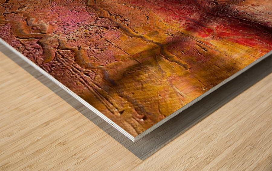 Terre de sienne  Wood print