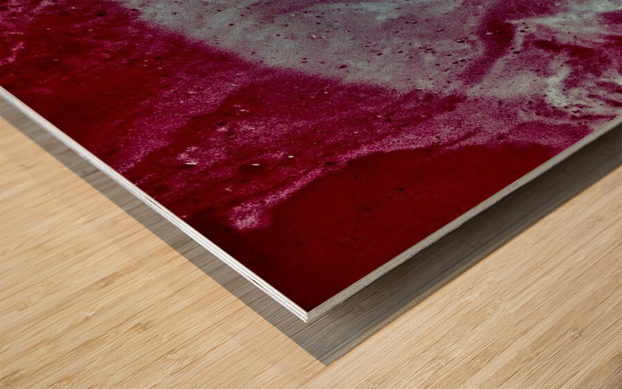 Rouge betterave  Wood print