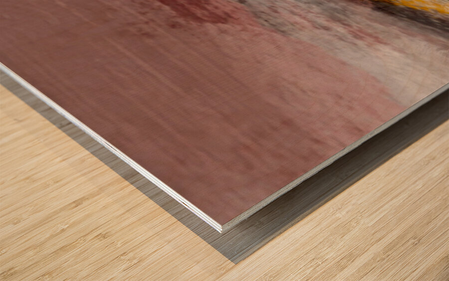 Ciel menacant  Wood print