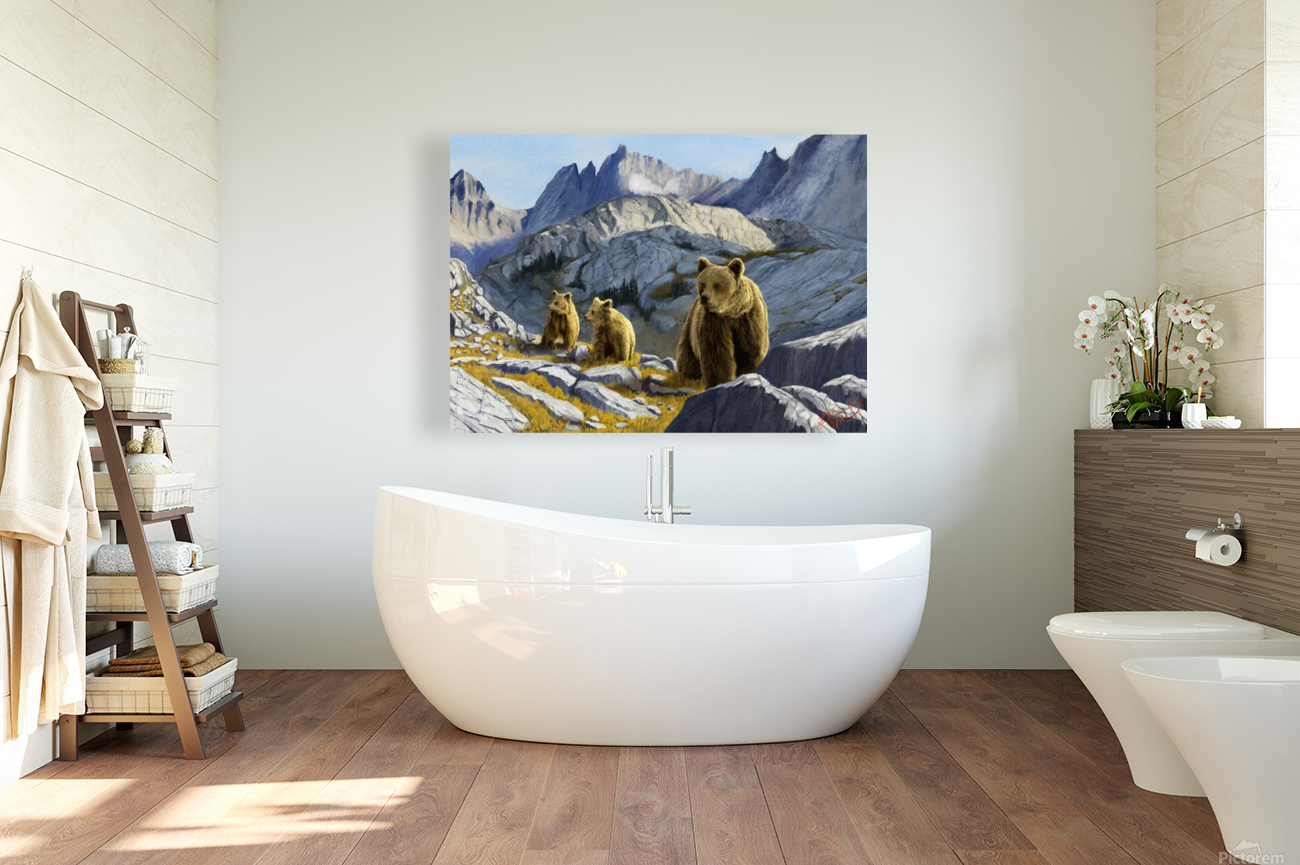 Mountain Bears Reproduction