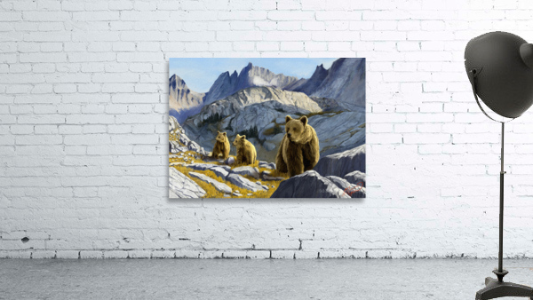 Mountain Bears Wall Preview