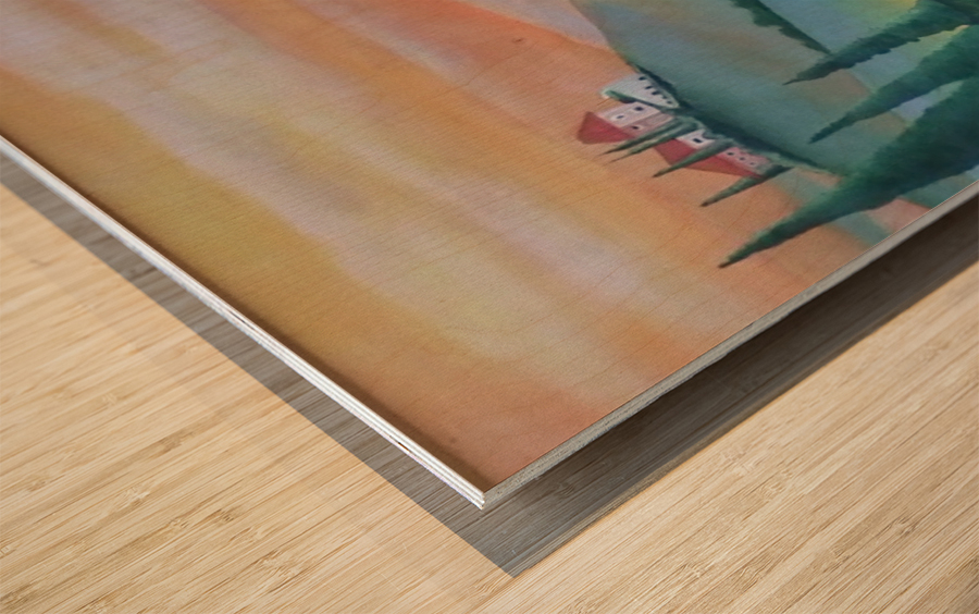 Toscane Wood print