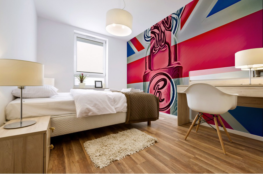 Sid Vicious Union Jack Mural print