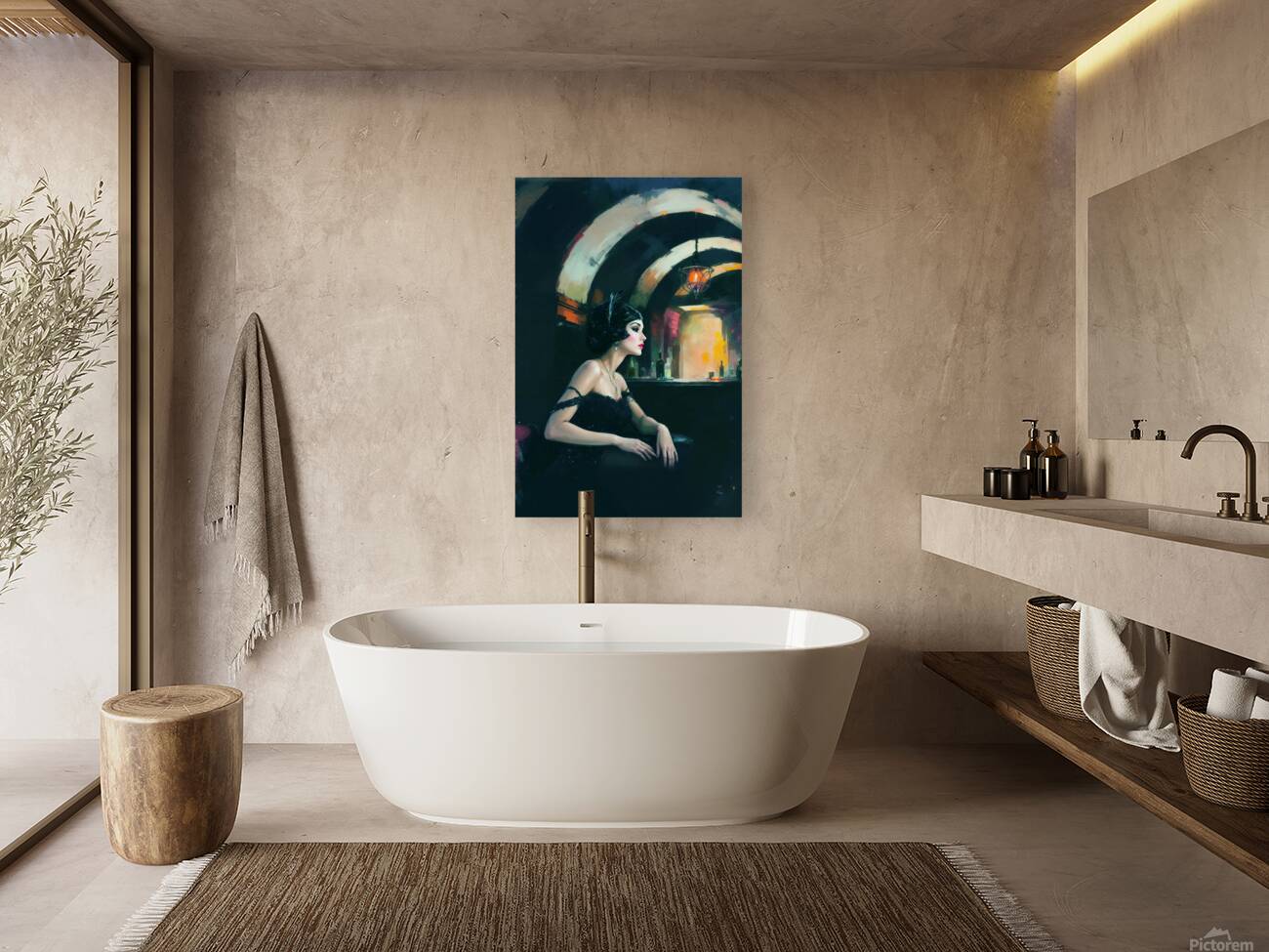 Prohibition Speakeasy Art Print Reproduction