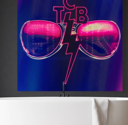 Elvis TCB in Technicolor by Tricky Rabbit Art