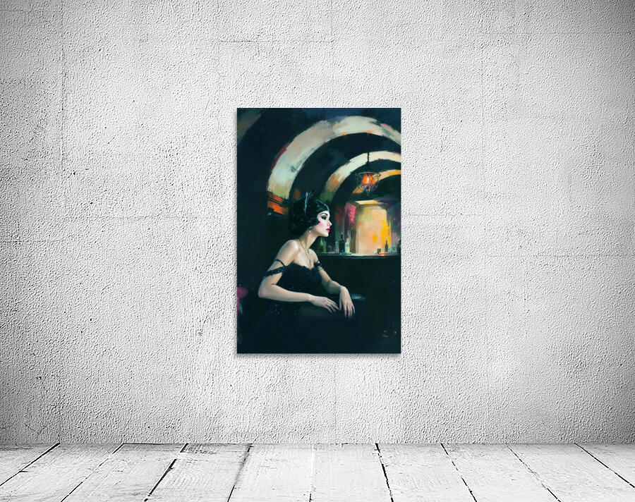 Prohibition Speakeasy Art Print Wall Preview