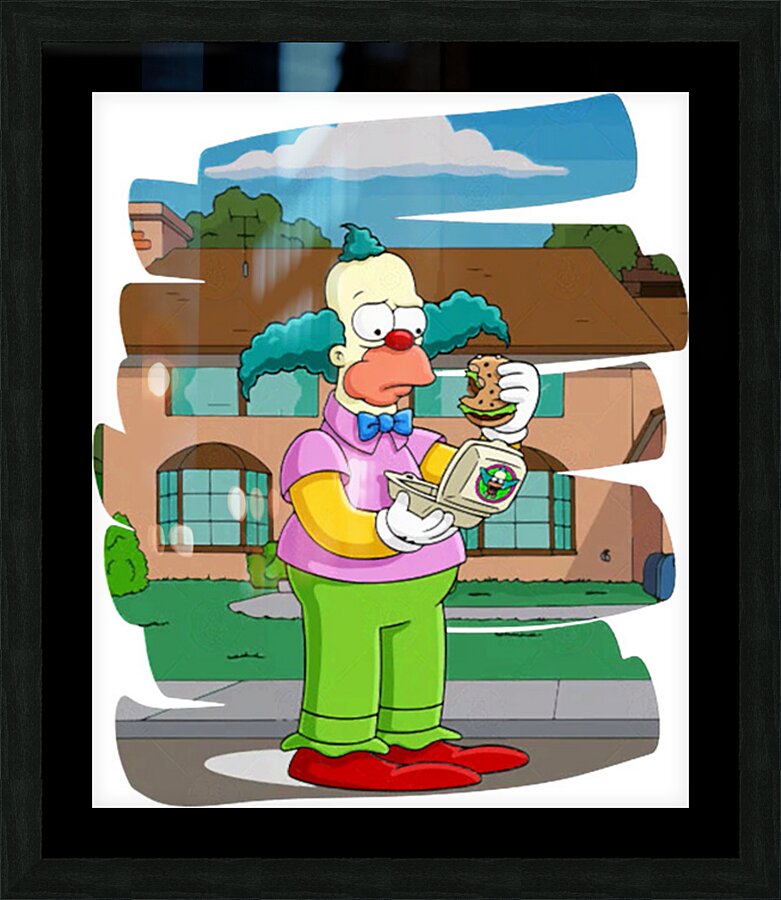 The simpsons 14 Picture Frame print