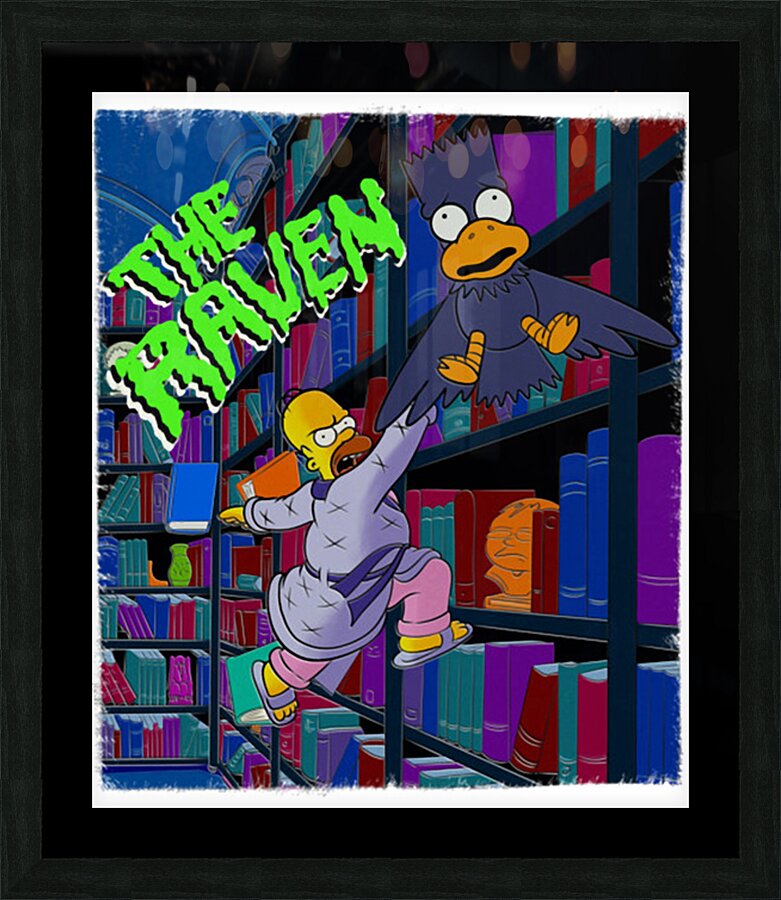 The simpsons 16 Picture Frame print