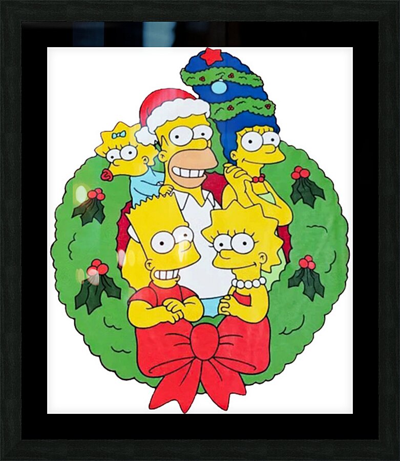 The simpsons 5 Picture Frame print