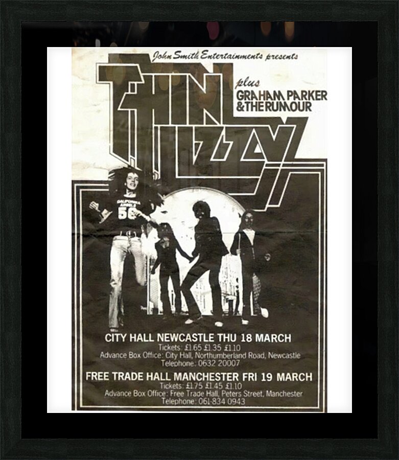 Thin Lizzy 6 Picture Frame print