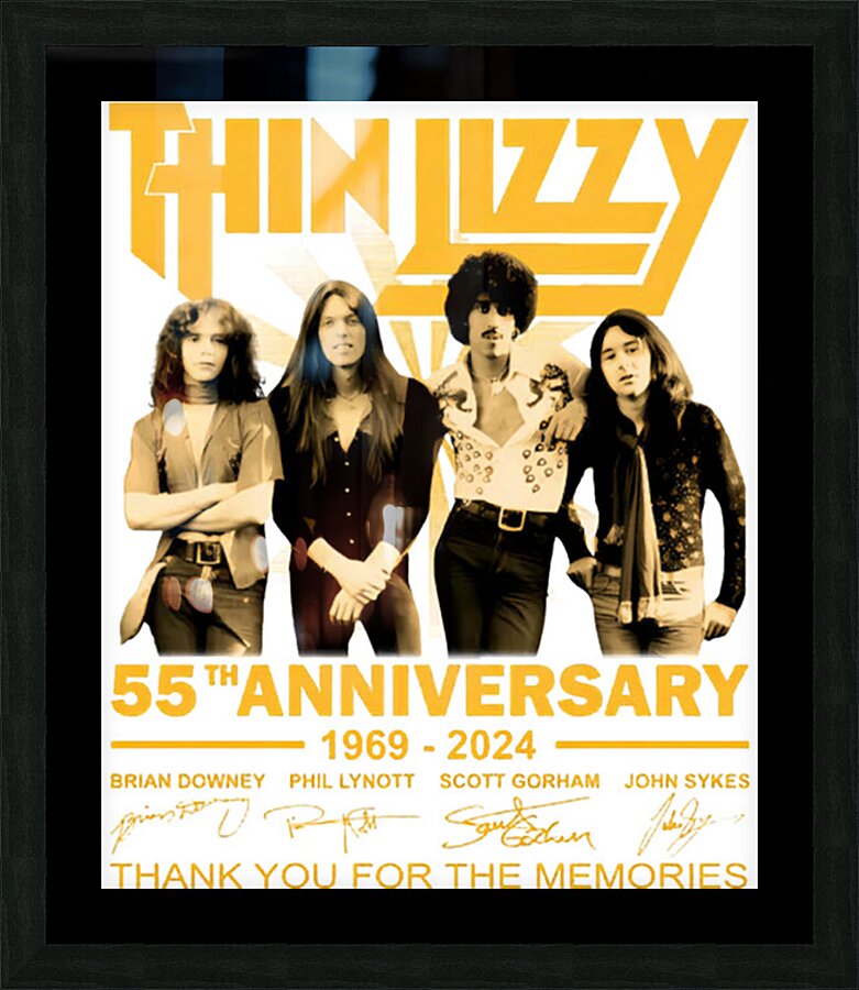 Thin Lizzy 4 Picture Frame print
