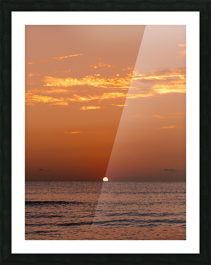 Peaking Picture Frame print