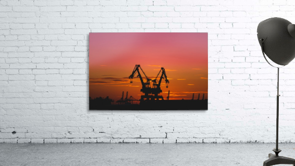 Industrial Sunset Wall Preview
