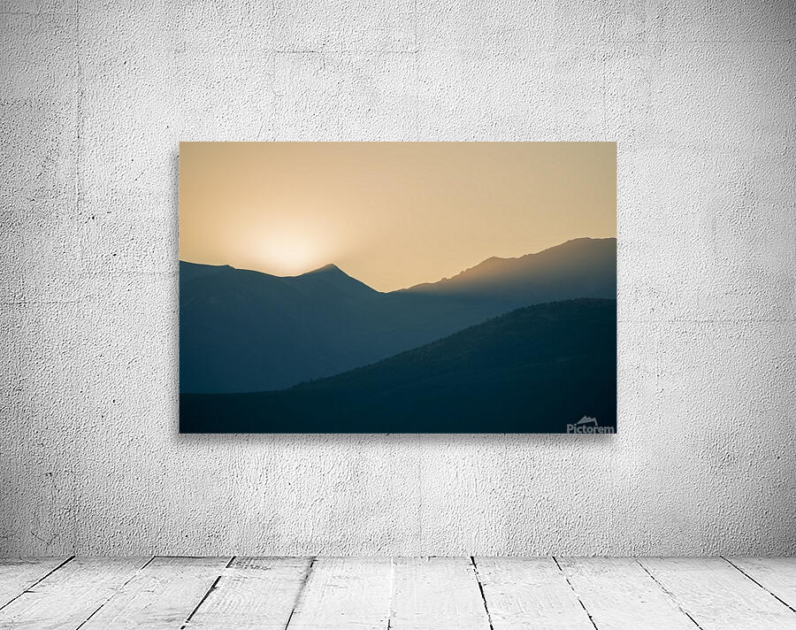 Pukaki Sunset Wall Preview