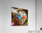Easter basket Acrylic Print