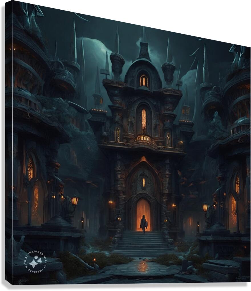 Dark Fortress 2 Canvas Print