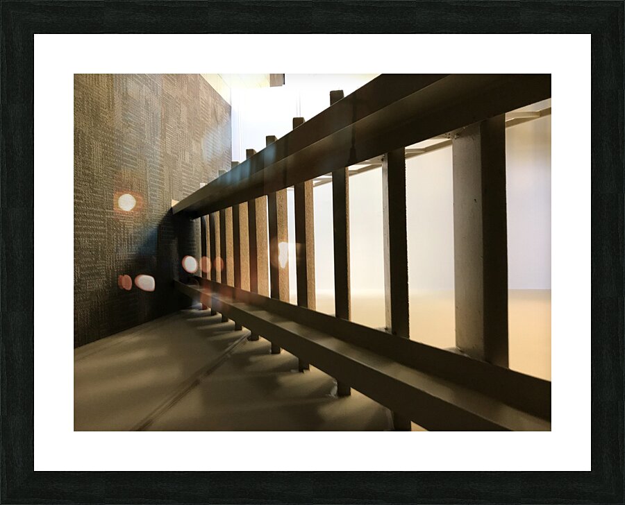 Steps in abstract Picture Frame print