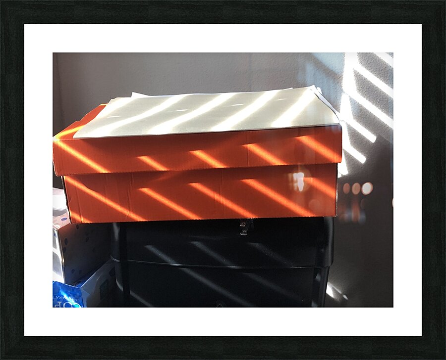 Sunlight through Blinds Picture Frame print