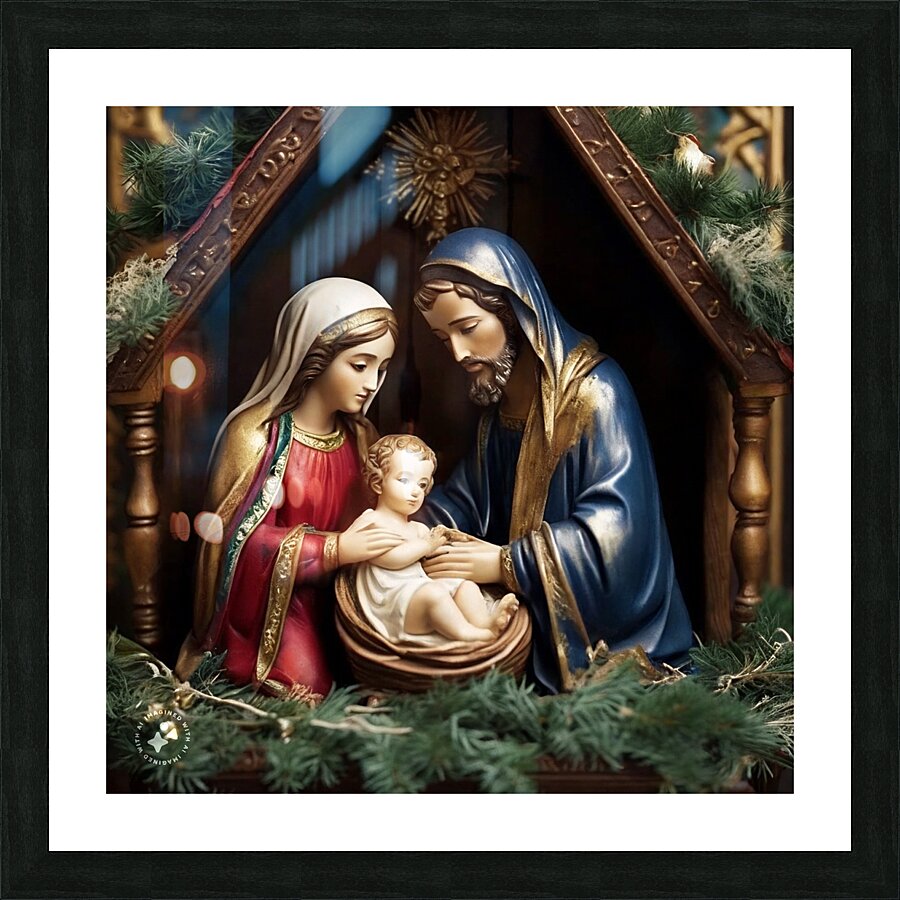 Nativity  Picture Frame print