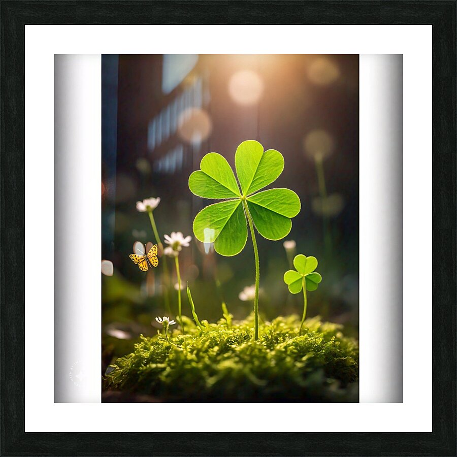 Shamrock AI Picture Frame print