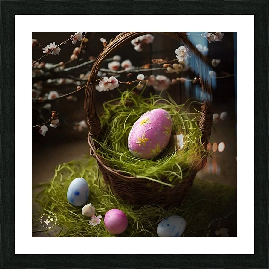 Easter Egg Picture Frame print