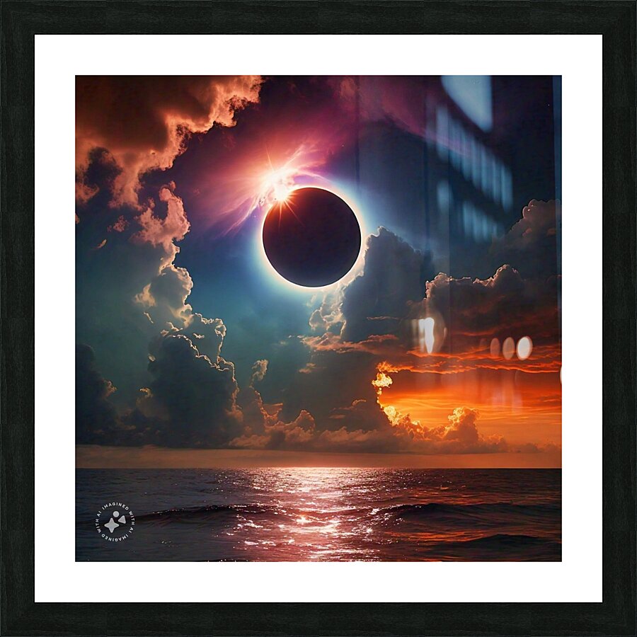 Eclipse  Picture Frame print