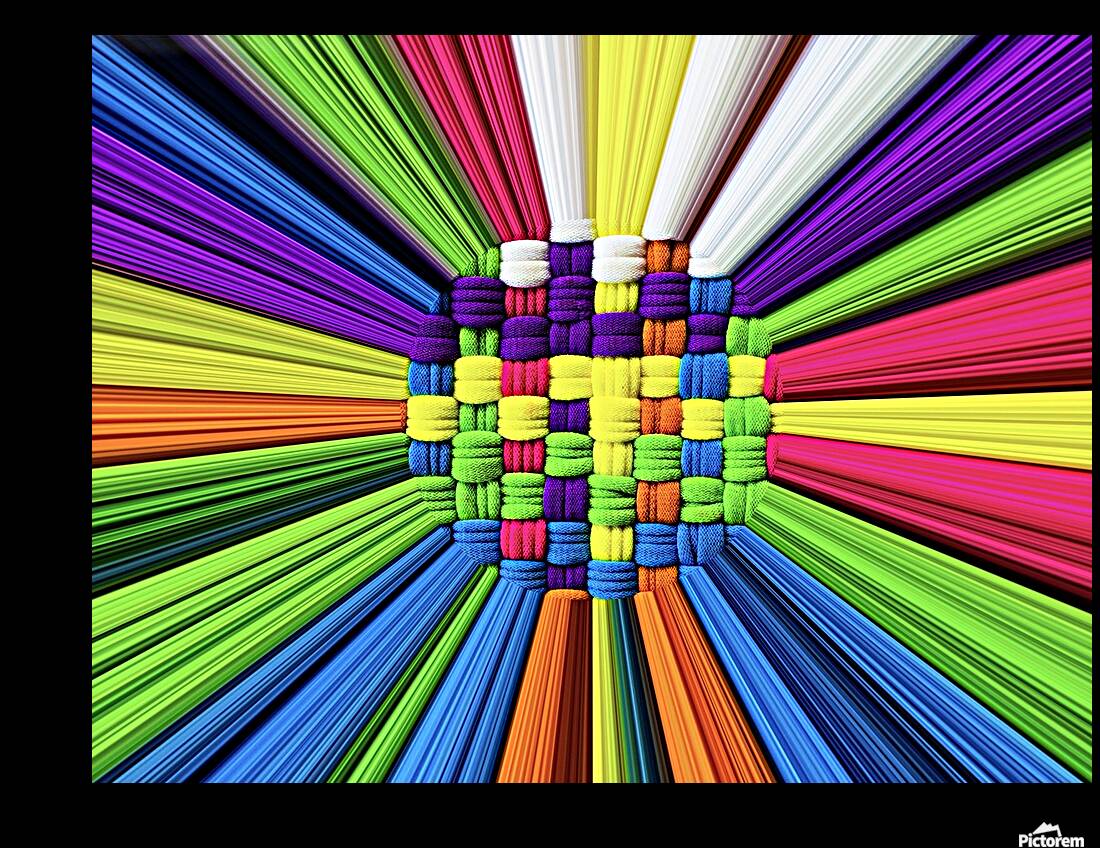  Multicolored weave Reproduction