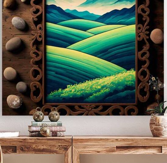 Ink brush landscape 3 by SgtPro