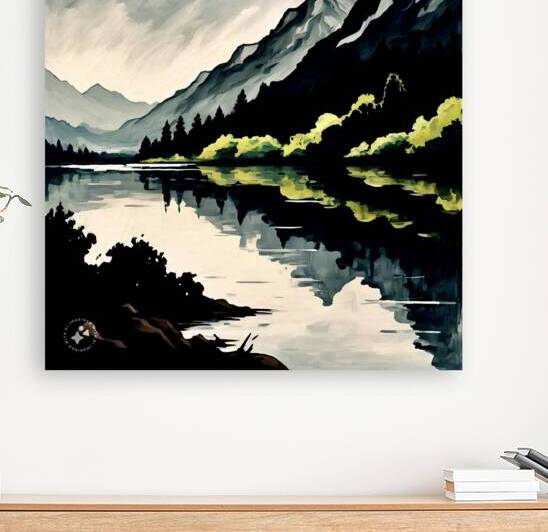 Ink brush landscape 1 by SgtPro