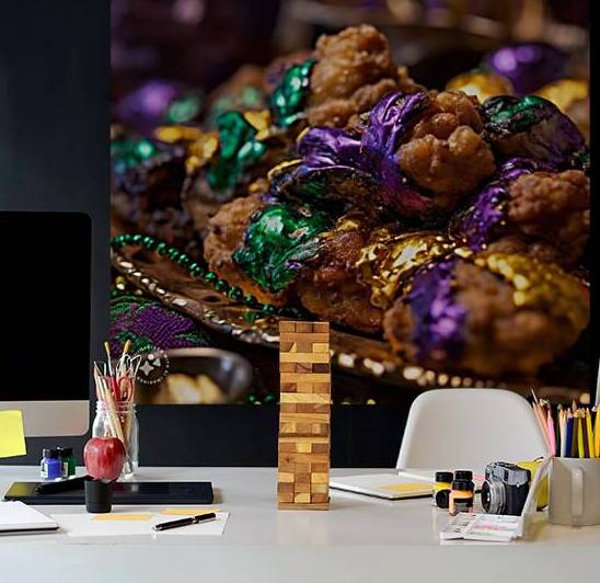 Mardi Gras king cakes by SgtPro