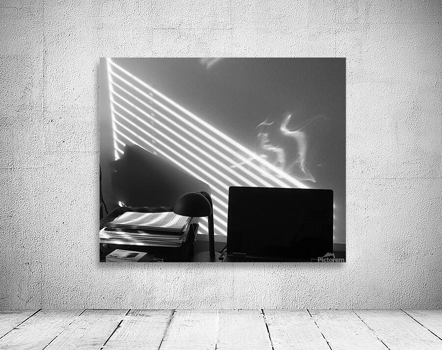 Sunlight on computer screen Wall Preview