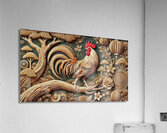 Wooden Rooster Acrylic Print