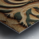 Wooden Rooster Metal print