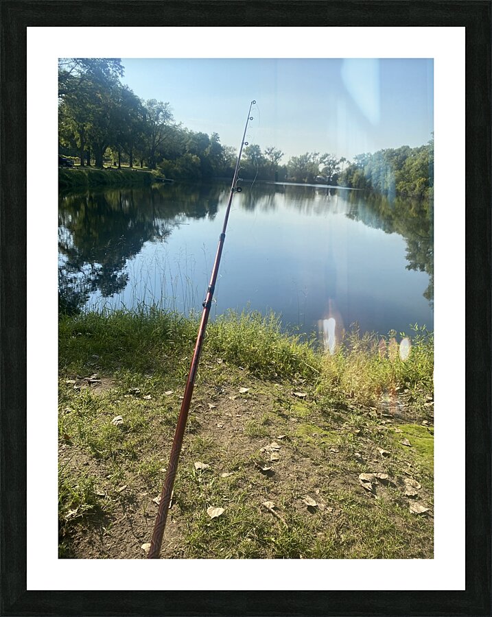 A day on the lake  Picture Frame print