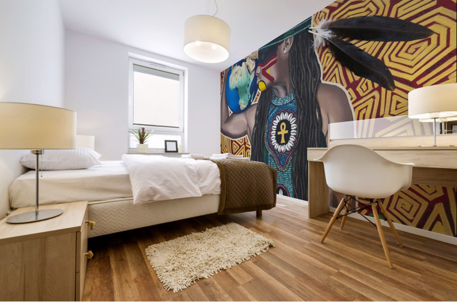 Warrior Rising Mural print