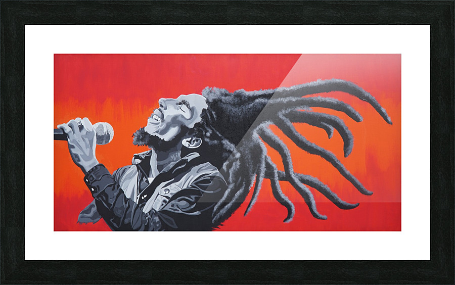 Bob Marley Picture Frame print