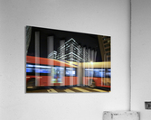 Bus Turning The Corner Acrylic Print