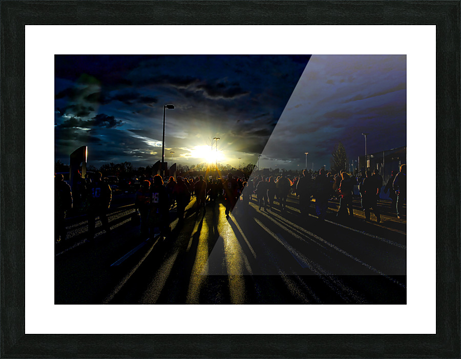Fans Into The Sunset Picture Frame print