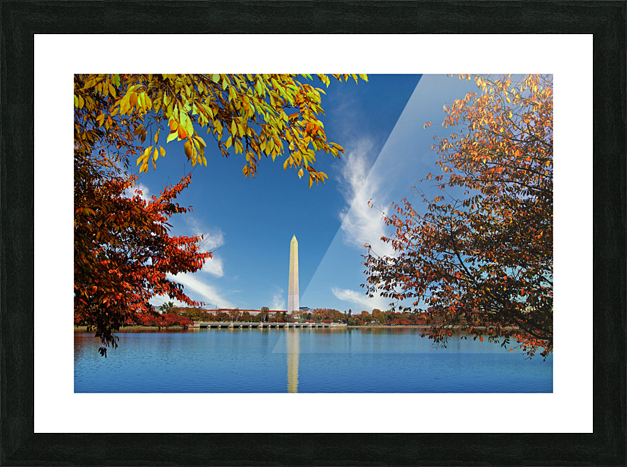 Washington Monument Picture Frame print