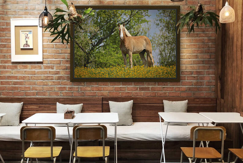Horses at Enterprise058 by Ronald Gilbert Baker