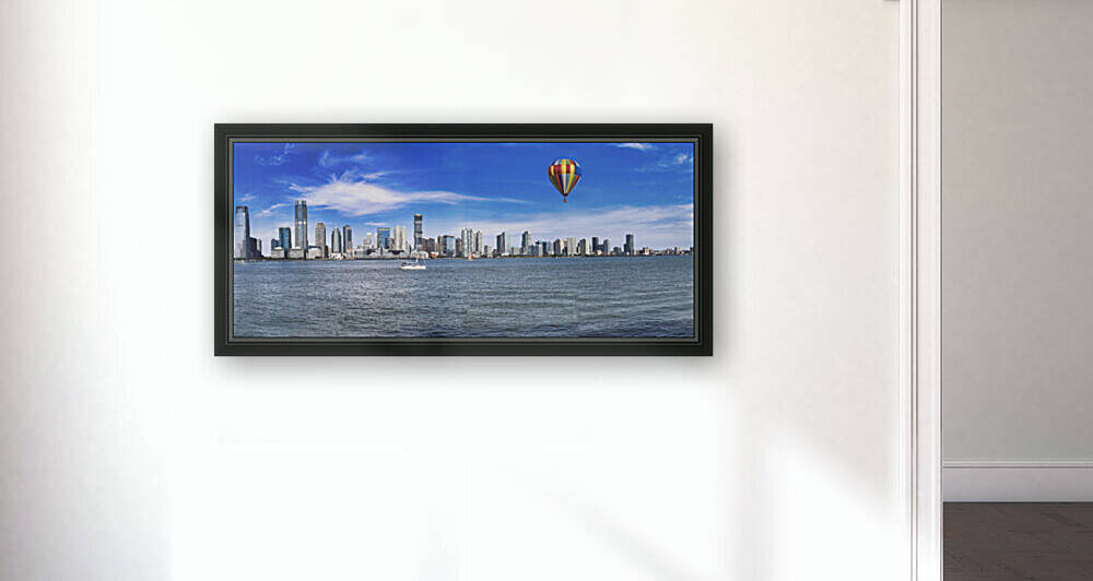 NYC West Skyline by Ronald Gilbert Baker