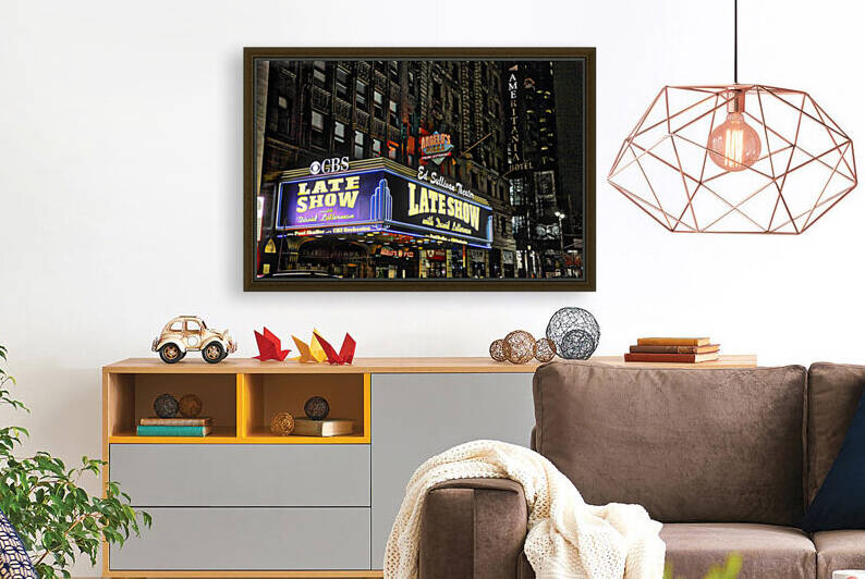 Dave Letterman Marquee Reproduction