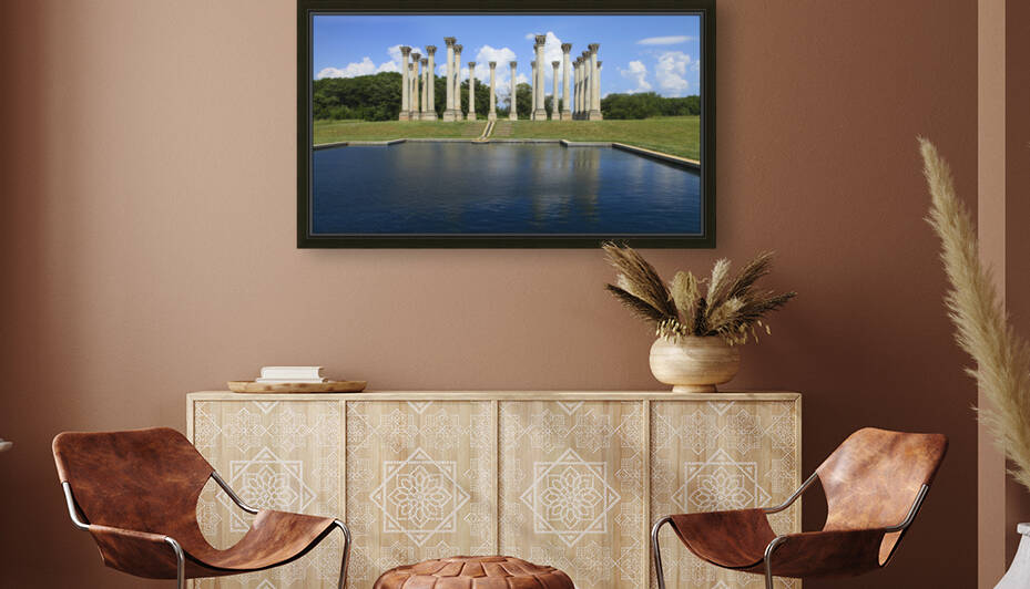 Capitol Columns at National Arboretum by Ronald Gilbert Baker