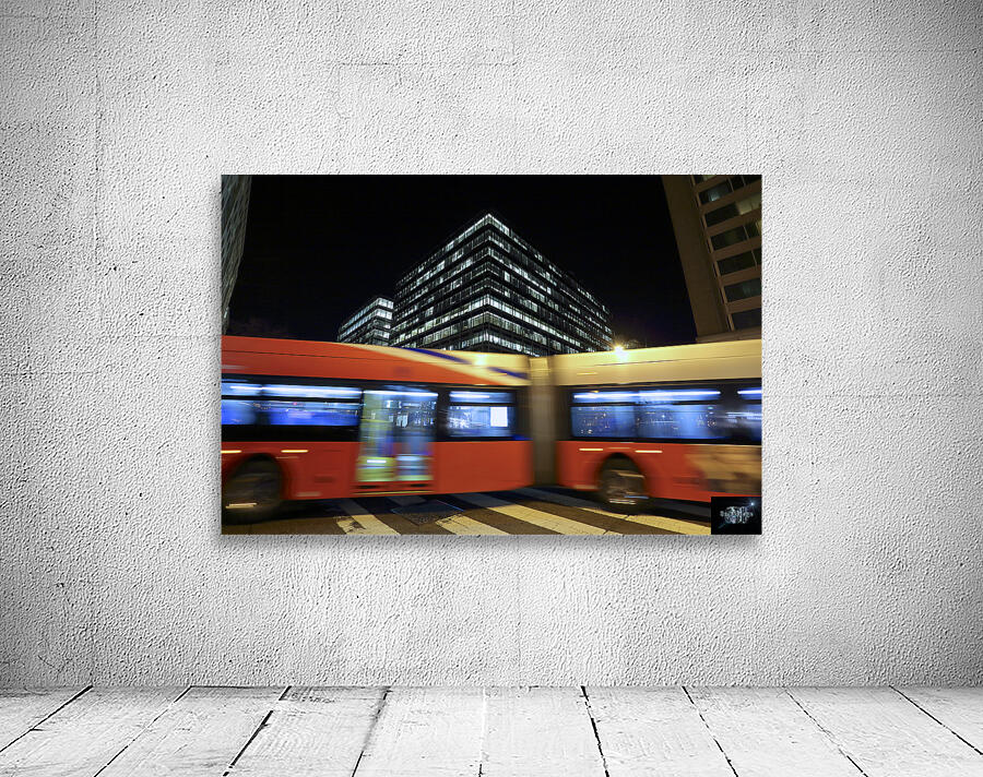 Bus Turning The Corner Wall Preview
