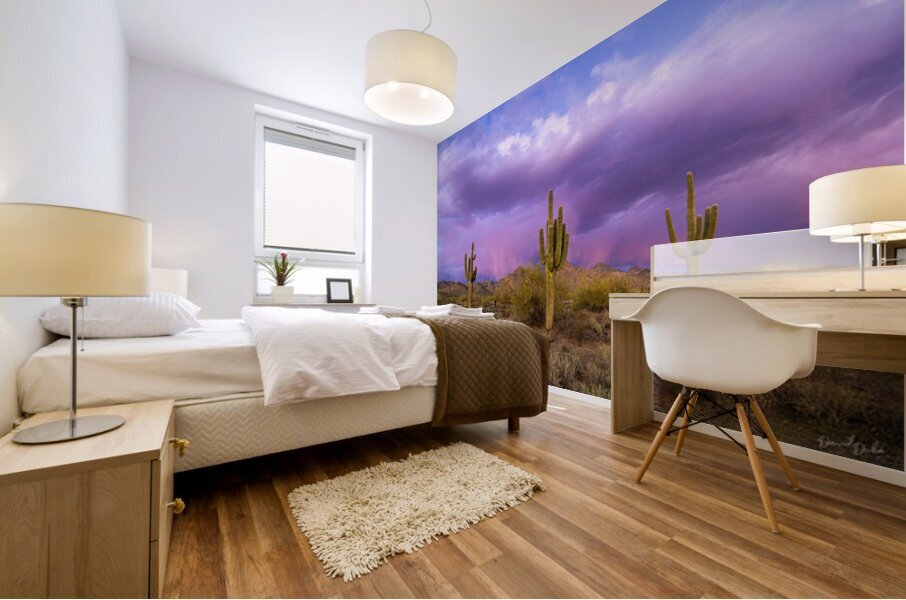 April Showers Mural print