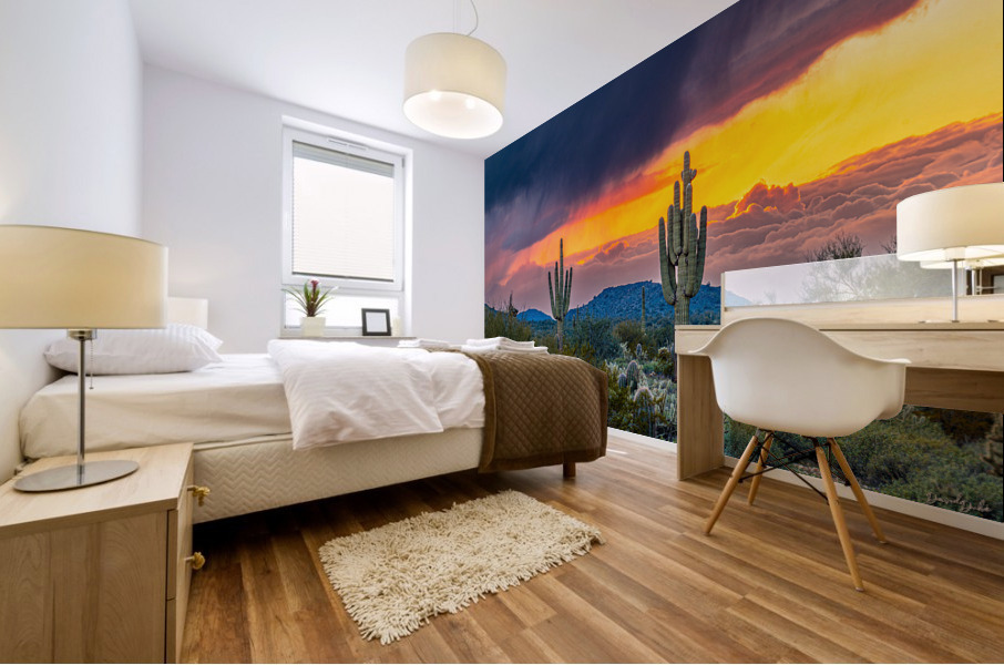 Into Clouds Mural print