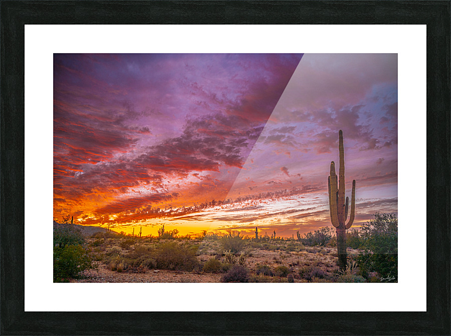Blazing Sky Picture Frame print