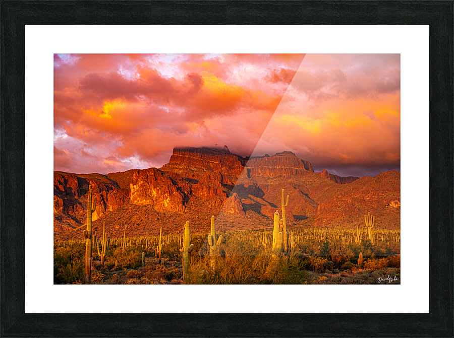 Sunset at Superstition Picture Frame print